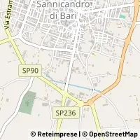 Mapa Sannicandro di Bari