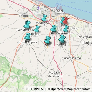 Mappa Via Santa Caterina, 70028 Sannicandro di Bari BA, Italia (6.66263)