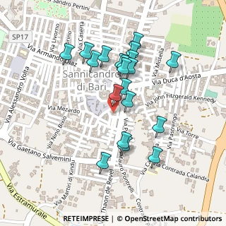 Mappa Via Martiri di Kindu', 70028 Sannicandro di Bari BA, Italia (0.226)