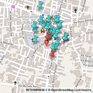 Mappa Via Santa Caterina, 70028 Sannicandro di Bari BA, Italia (0.08966)