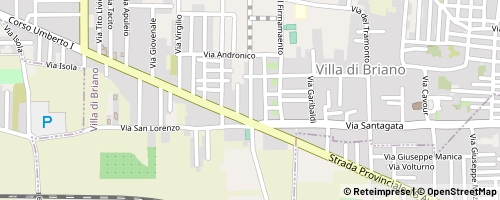 Mappa Villa di Briano