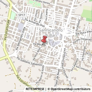 Mappa Via Mezardo, 17, 70028 Sannicandro di Bari, Bari (Puglia)