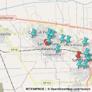 Mappa Viale Ten. Grassi, 81036 San Cipriano d'Aversa CE, Italia (2.5)
