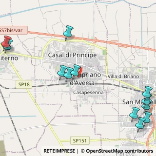 Mappa Viale Ten. Grassi, 81036 San Cipriano d'Aversa CE, Italia (3.365)