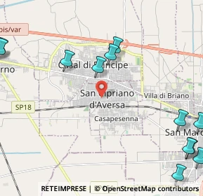 Mappa 81036 San Cipriano d'Aversa CE, Italia (3.39)