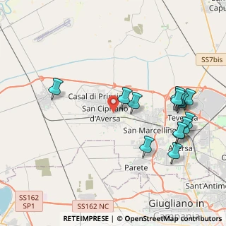 Mappa Via Dante Alighieri, 81036 San Cipriano d'Aversa CE, Italia (4.84714)