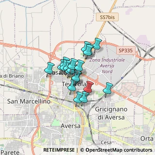 Mappa Via Pecorario, 81030 Teverola CE, Italia (1.0835)
