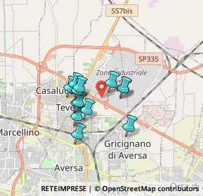 Mappa Agglomerato Industriale Aversa Nord, 81032 Carinaro CE, Italia (1.24462)