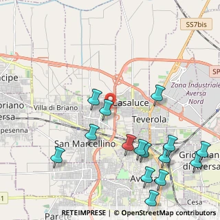 Mappa Via Giancarlo Siani, 81030 Frignano CE, Italia (2.848)