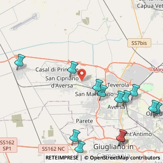 Mappa Via Santagata, 81030 Villa di Briano CE, Italia (6.25462)