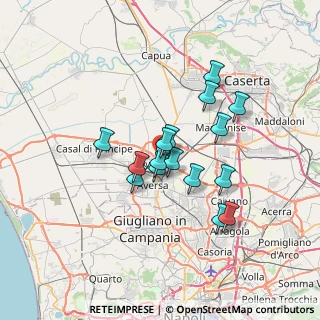 Mappa SS 7 bis 7 Var, 81030 Teverola CE, Italia (5.82125)