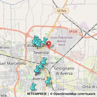 Mappa SS 7 bis 7 Var, 81030 Teverola CE, Italia (2.16364)