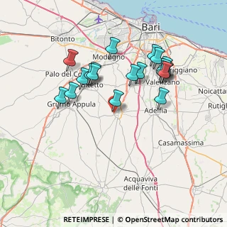 Mappa Via Monsignore Giovanni Arcamone, 70028 Sannicandro di Bari BA, Italia (7.58211)