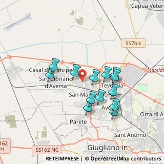 Mappa Via Elena Reg., 81030 Villa di Briano CE, Italia (3.33615)