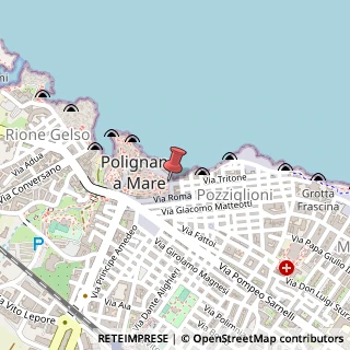 Mappa Via San Benedetto, 49, 70044 Polignano a Mare, Bari (Puglia)