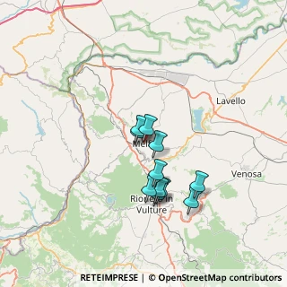 Mappa Via Giacinto Albini, 85025 Melfi PZ, Italia (5.76455)