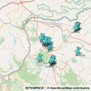 Mappa Via Spinelle, 85025 Melfi PZ, Italia (6.4515)
