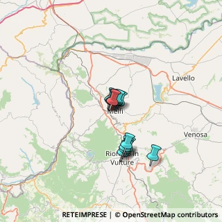 Mappa Via Spinelle, 85025 Melfi PZ, Italia (4.59667)