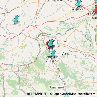 Mappa Via Spinelle, 85025 Melfi PZ, Italia (36.47647)