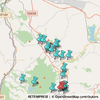 Mappa Via Spinelle, 85025 Melfi PZ, Italia (4.5535)