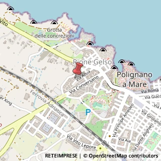 Mappa Via Adua, 36, 70044 Polignano a Mare, Bari (Puglia)