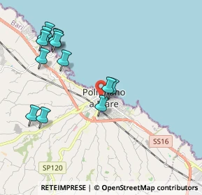 Mappa Piazza Giuseppe Verdi, 70044 Polignano A Mare BA, Italia (2.30846)