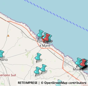 Mappa Piazza Giuseppe Verdi, 70044 Polignano A Mare BA, Italia (6.5575)