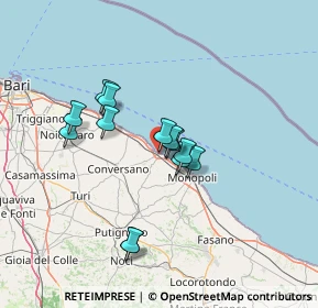 Mappa Piazza Giuseppe Verdi, 70044 Polignano A Mare BA, Italia (11.64615)