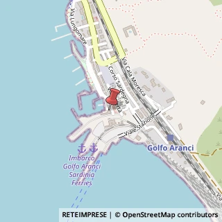 Mappa Via del Porto, 1, 07020 Golfo Aranci, Olbia-Tempio (Sardegna)