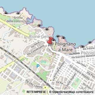 Mappa Via San Vito, 15, 70044 Polignano a Mare, Bari (Puglia)