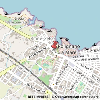 Mappa Via San Vito, 1, 70044 Polignano a Mare, Bari (Puglia)