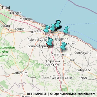 Mappa Contrada Calambra, 70028 Sannicandro di Bari BA, Italia (12.008)