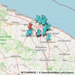 Mappa Contrada Calambra, 70028 Sannicandro di Bari BA, Italia (9.475)