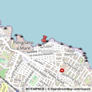 Mappa Via Guido Guerra, 14, 70044 Polignano a Mare, Bari (Puglia)