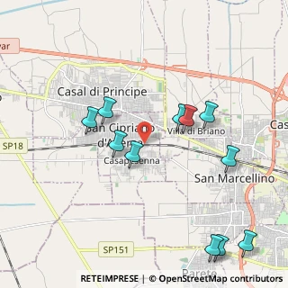 Mappa Via Fabozzi, 81030 Casapesenna CE, Italia (2.38)