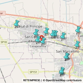 Mappa Via Fabozzi, 81030 Casapesenna CE, Italia (2.44643)