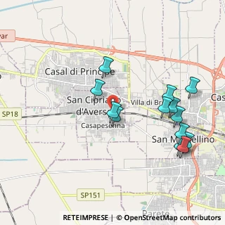 Mappa Via Fabozzi, 81030 Casapesenna CE, Italia (2.21)