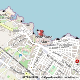 Mappa Piazza vittorio emanuele 35, 70044 Polignano a Mare, Bari (Puglia)