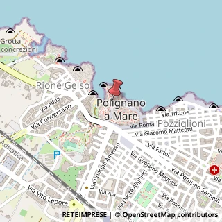 Mappa Piazza Vittorio Emanuele Ii, 35, 70044 Polignano a Mare, Bari (Puglia)