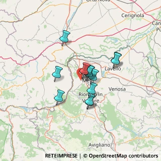 Mappa Via Pratilamia, 85025 Melfi PZ, Italia (9.74923)