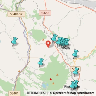 Mappa Via Pratilamia, 85025 Melfi PZ, Italia (5.08)