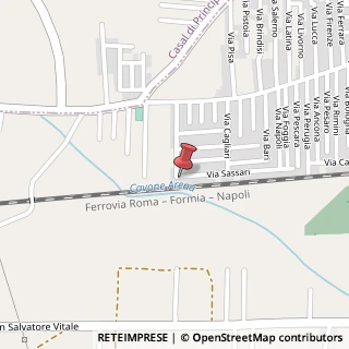 Mappa Via Sassari, 27, 81036 San Cipriano d'Aversa, Caserta (Campania)