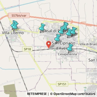 Mappa Via Sassari, 81036 San Cipriano d'Aversa CE, Italia (2.24909)