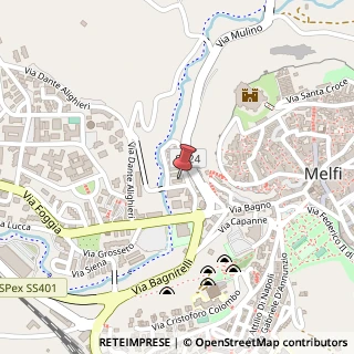Mappa Via dell'Artigianato, 14, 85025 Melfi, Potenza (Basilicata)