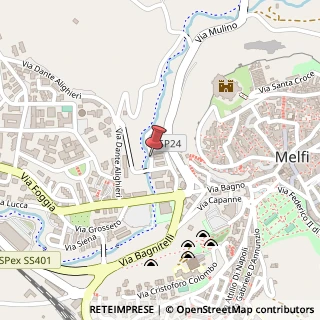 Mappa Via dell'Artigianato, 85025 Melfi PZ, Italia, 85025 Melfi, Potenza (Basilicata)