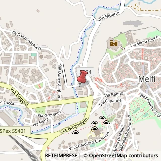 Mappa Via dell'Artigianato, 10/12, 85025 Melfi, Potenza (Basilicata)