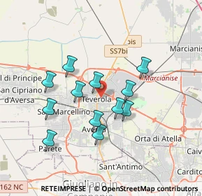 Mappa Via Cirillo, 81030 Teverola CE, Italia (3.28833)