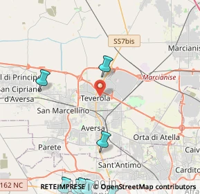 Mappa Via Cirillo, 81030 Teverola CE, Italia (7.61091)