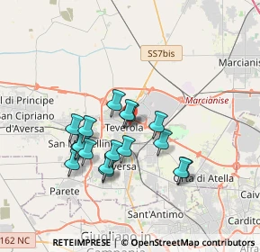 Mappa Via Cirillo, 81030 Teverola CE, Italia (3.22059)