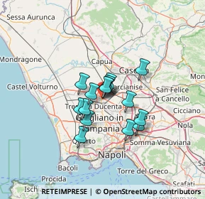 Mappa Via Cirillo, 81030 Teverola CE, Italia (9.00467)